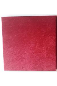 FİLOMAT Bordo Kadife Kumaş Kaplı Filografi Tahtası 60x60 (12mm. Kavak Kontrplak)
