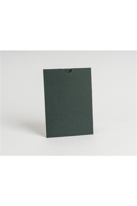 ARTİMED Koyu Yeşil Dikey Kapaksız Davetiye Zarfı (13x18 Cm, 270 Gr, 100 Adet)