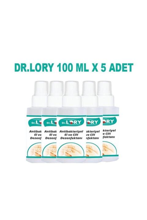 Marka Dr. Lory Antibakteriyel El Ve Cilt Dezenfektanı 100 ml * 5 Adet