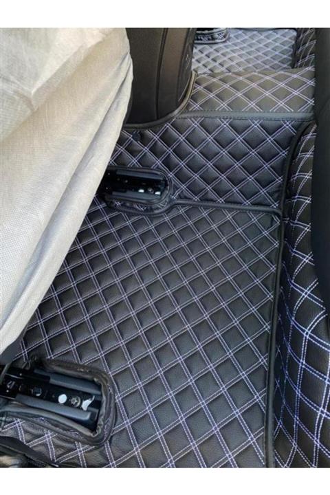 FEYZA OTO Fiat Tempra Tek Kalıp Siyah Yeni Nesil Havuzlu Deri Paspas