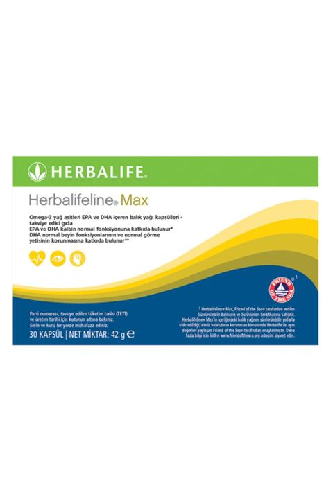 Herbalife Line Max 30 Kapsül Balık Yağı Kapsülleri Takviye Edici Gıda