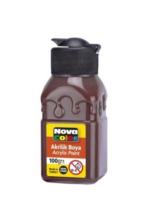 Nova Color Akrilik Boya 100 ml  2016 Kahve