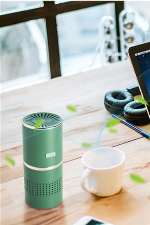 TeknoExpress Airwei Ev Araç Ofis Aromaterapi Hava Arıtıcı Hava Temizleyici Kablolu Air Purifier Ve Gece Lambası