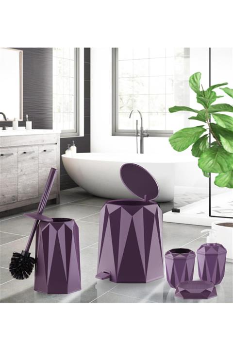 Quka Plastic Vanity 5'li Plastik Banyo Seti