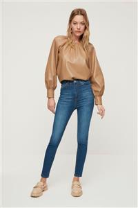 TRENDYOLMİLLA Mavi Yüksek Bel Skinny Jeans TWOAW22JE1349