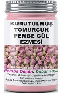 SPANA Kurutulmuş Tomurcuk Pembe Gül Ezmesi Ev Yapımı Katkısız 330gr