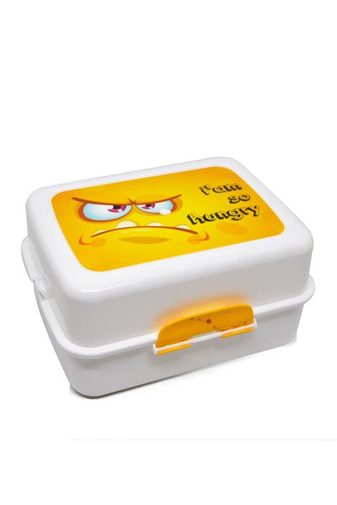 Mikro 3 Bölümlü Çatal Ve Kaşıklı Beslenme Kabı Smileb