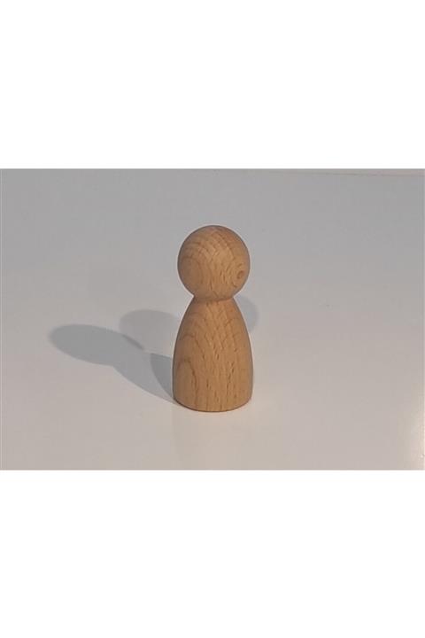 aliwooden Waldorf Naturel Insan Figürü