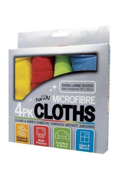 FırsatYeri Mikrofiber Cam Silme Temizleme Bezi Seti 4'lü Temizlik Bezi