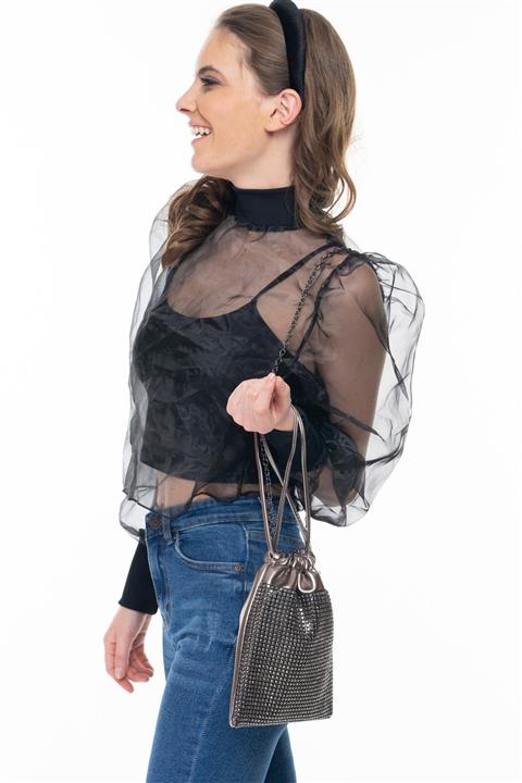 Matthew Cox Kadın Abıye Çanta Platin Aby5069