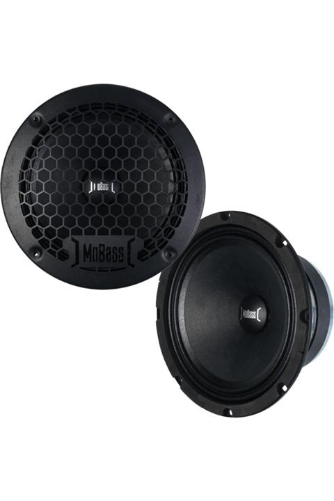 MOBASS Yeni Seri Metal Kapak 20 Cm 250w Midrange Hoparlör Mb-8