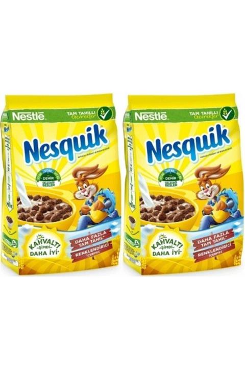 Nestle Nesquik Kakaolu Buğday Ve Mısır Gevreği 225 Gr 2 Adet