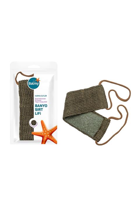 Balmy Sisal Havlu Banyo Sırt Bandı Yeşil