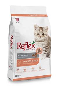 Reflex Tavuk Pirinç Yavru Kedi Maması 15 Kg