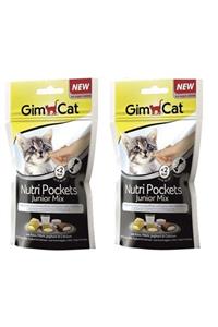 Gimcat Nutri Pockets Junior 2 Adet Mix Yavru Kedi Ödülü 60 Gr