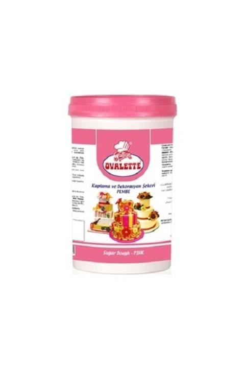 Katsan Ovalette Şeker Hamuru Pembe 1 kg