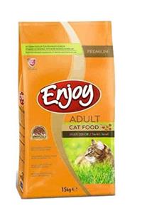 Enjoy Multicolor Renkli Gurme Kedi Maması 15 Kg