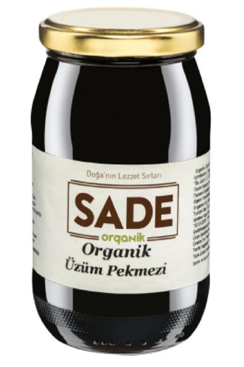 Sade Organik Üzüm Pekmezi 460 gr