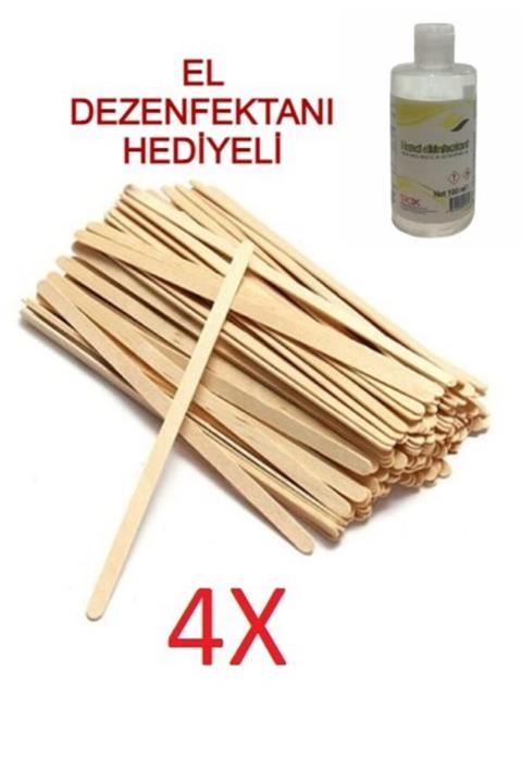 Çınar Tahta Karıştırıcı 500'lü 4 Paket