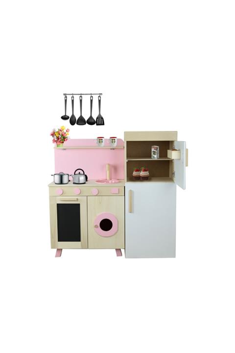 woodywood Oyuncak Mutfak Masterchef Pembe Takım