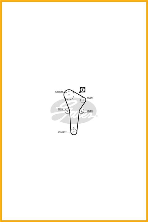 AAVDAN Trıger Kayısı (125x220) Mazda 323 1.5 16v (94 01) Ct899