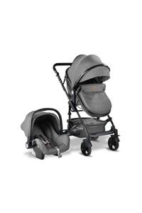 BabyHope Poky Baby Hope Runner Trio Travel Puset Gri Bh-3007