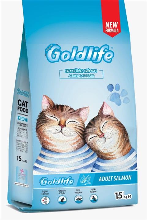 Goldlife Somonlu Kedi Maması 15 kg