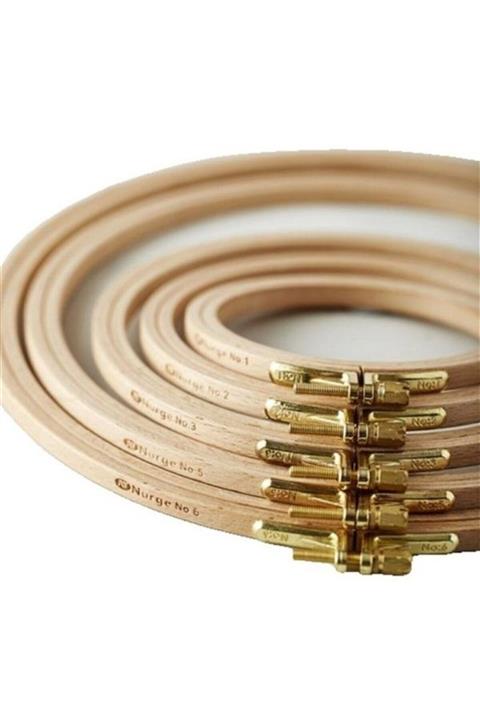 Nurge Ahşap Vidalı Kasnak No:8