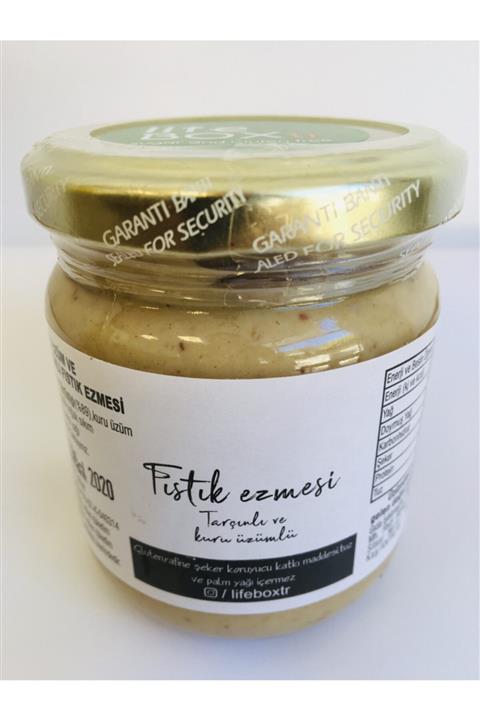 Lifeboxtr Kuru Üzümlü Ve Tarçınlı Şekersiz Fıstık Ezmesi 190 Gr.