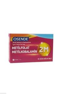 Osende 2m Odt Metilfolat & Metilkobalamin 30 Ağızdan