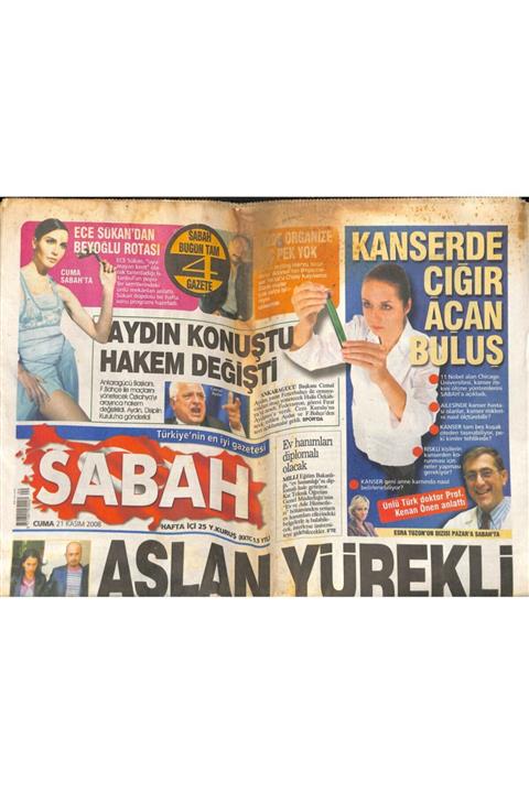 Gökçe Koleksiyon Sabah Gazetesi 21 Kasım 2008 - Barack Obama'nın Izmirli Mermer Ustası Kuzeni...