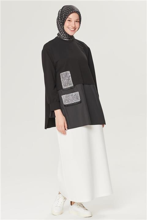 Armine Kadın Ekru Kalem Etek