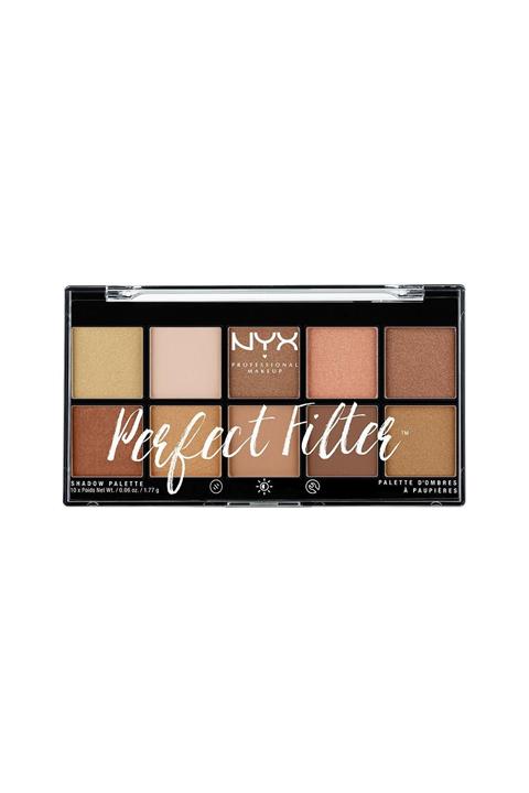 NYX Professional Makeup Göz Farı Paleti - Perfect Filter Shadow Palette Golden Hour 800897067526