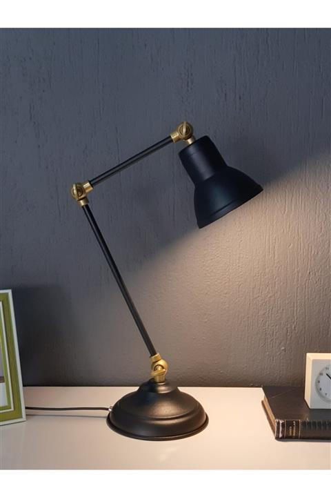 ALIS HOME Minimal Klasik Siyah Masa Lambası