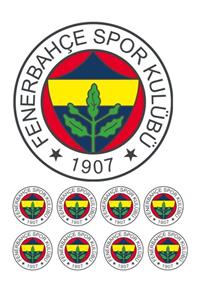 SEVVOM Boutique Fenerbahçe Yenilebilir Resimli Pasta Ve Kurabiye Bir Arada Şeker Kağıt Baskısı