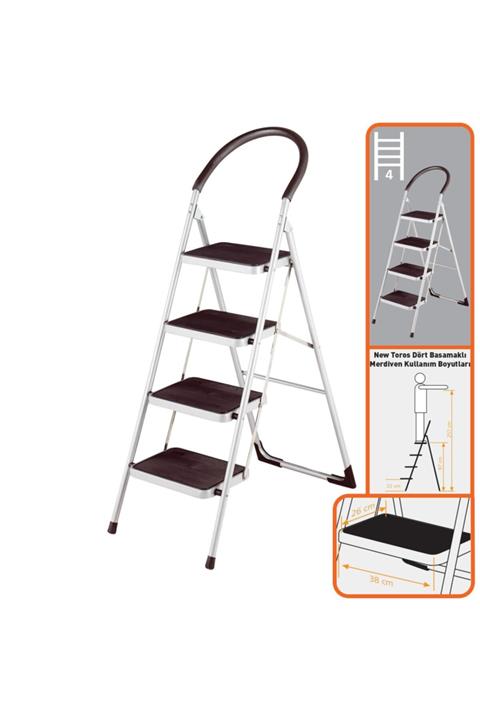 panayır Bauhaus'un Üretici Firmasından 4 Basamaklı Çelik Merdiven