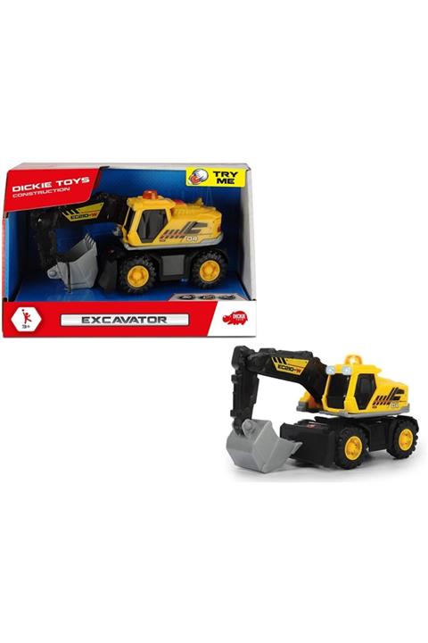 Dickie Toys Inşaat Araçları Sesli Ve Işıklı Ekskavatör