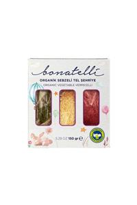 Bonatelli Organik Vegan Sebzeli Tel Şehriye 150 gr (YUMURTASIZ)