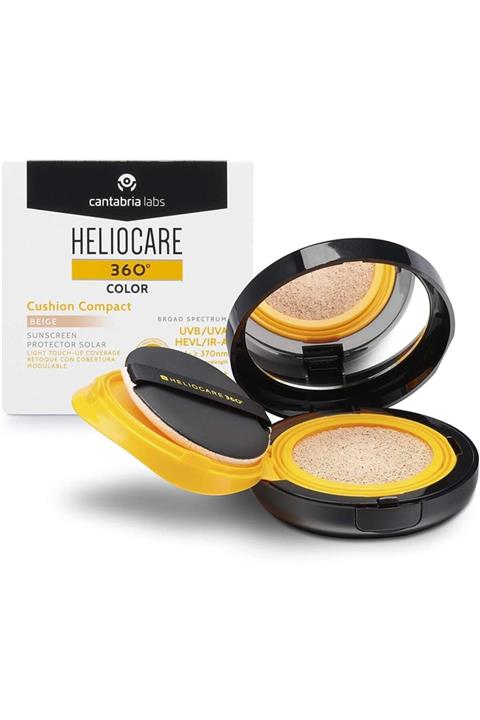 Heliocare 360 Color Cushion Kompakt Fondöten Spf50+ Bej 15g
