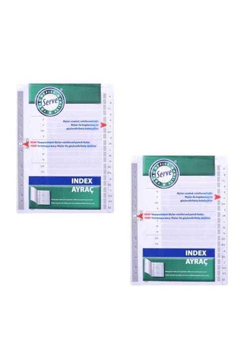 Serve Ayraç A4 A-z Harf Sv-5328 2 Adet