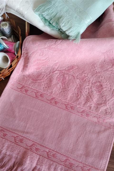 Şelale Etamin 30x50 Jakarlı Saçaklı Boşluklu Kanaviçe Boyama 6 Renkli Havlu