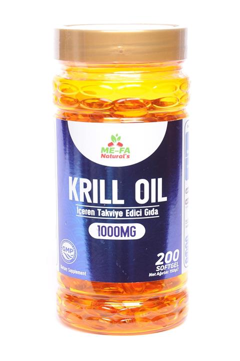 Mefa Naturals Krill Oil 1000 Mg 200 Softgel