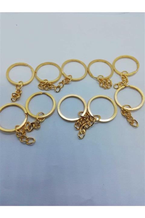 epoksi kalıpları 2.5 Cm Anahtarlık Halkası Ince 10 Adet