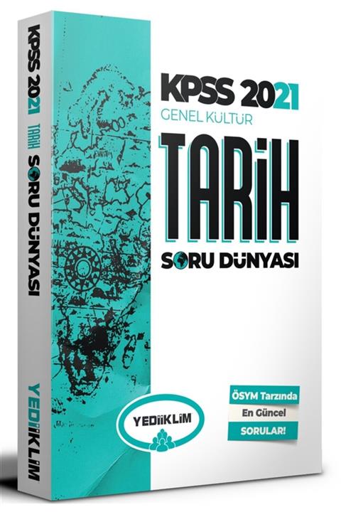 Yediiklim Yayınları Kpss 2021 Genel Kültür Tarih Soru Dünyası