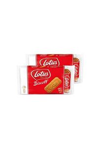 Lotus Biscoff Snack Karamelli Bisküvi 124 gr X 2 Avantaj Paketi Kampanyalı Bisküvi