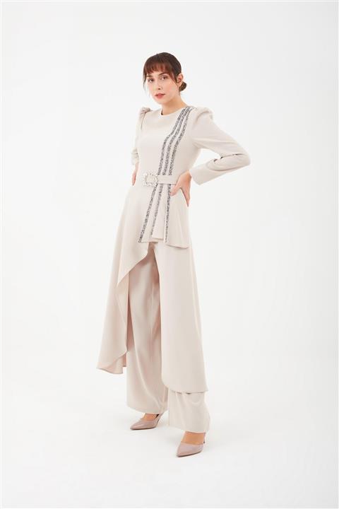 Francesca Gazzella 36914 Kadın Kap Ve Pantolon Ikili Takım