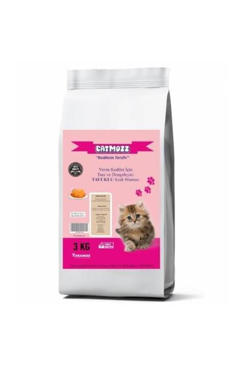 CatMozz Tavuklu Kıtten Yavru Kedi Maması 3 Kg