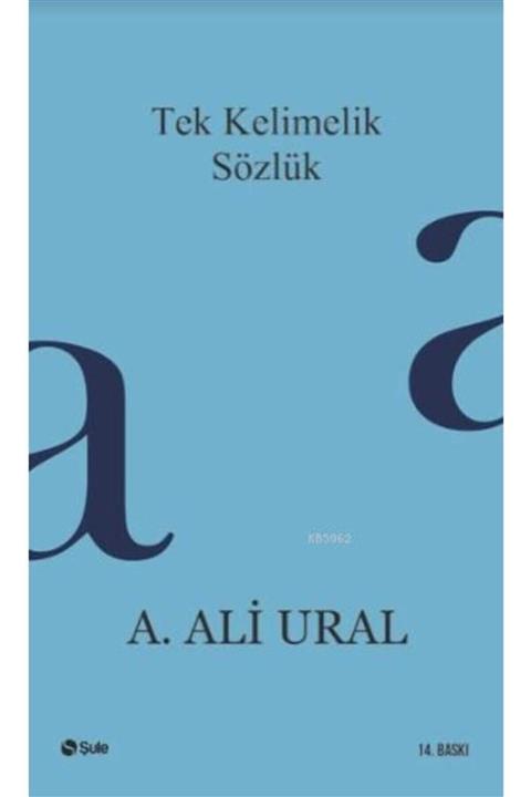 Şule Yayınları Tek Kelimelik Sözlük