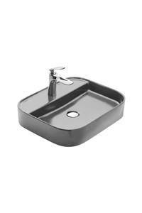 Paluci Anka Dark Gray Çanak Lavabo