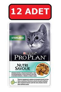 Purina Pro Plan Sterilised Kısır Kedi Pouch 12 X 85 Gr Jöle İçinde Okyanus Balıklı Parça Etli